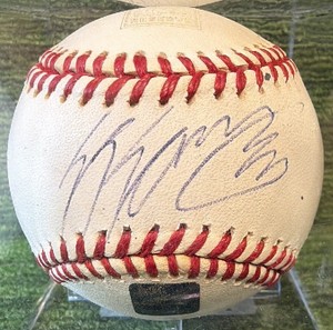 Autographed Baseball MOISES BALLESTEROS Los Angeles Angels Official Major League Baseball with COA