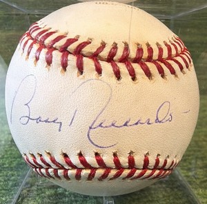 Bobby Richardson Sweet Spot Signed MLB Baseball  Signing Bonus  Numbered 85500  Official Major League Baseball