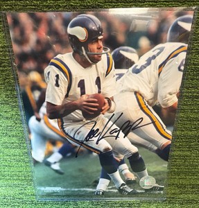 Joe Kapp #11 Minnesota Vikings Signed- Autographed 8x10 photo COA