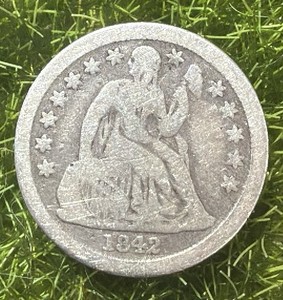 1842 Seated Liberty Dime