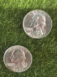 Lot of 2 Silver Quarters