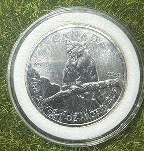 1oz .9999 Canadian Wildlife Silver Round