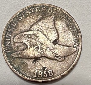 1858 Flying Eagle Cent