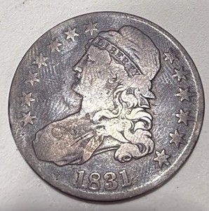 1831 Capped Bust Half Dollar
