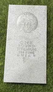 One Pound Pure .999 Investment Grade Titanium