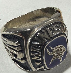 Minnesota Vikings Oversized Ring 2 diameter