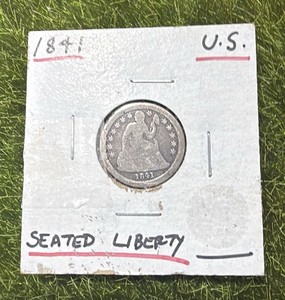 1841 Seated Liberty Dime