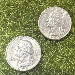 Lot of 2 Silver Quarters