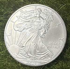 2014 1oz .999 Silver American Eagle
