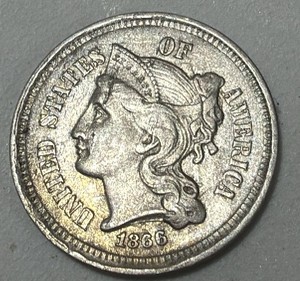 1966 Three Cent Piece