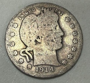 1914 Barber Quarter