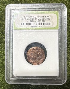 Genuine Pirate Era Bronze Coin c.1400-1600AD