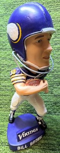 BILL BOOM BOOM BROWN #30 NFL Minnsota Vikings BobbleheadNodder Ltd. Ed.