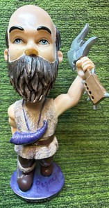 AUTOGRAPHED  Minnesota Vikings Ragnar Mascot Bobblehead NIB New in Box L.E. 15,000