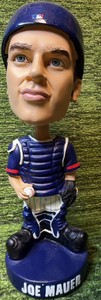 Minnesota Twins Joe Mauer Major League Bobblehead - legends of the diamond