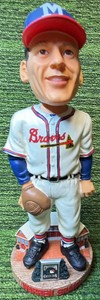 Warren Spahn Braves Legends of the Park Forever Collectibles Bobblehead Braves - Numbered Bobble Head