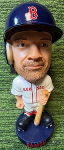 RARE 2005 Johnny Damon Knucklehead Bobblehead Doll, Boston Red Sox