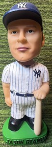 Vintage 2001 New York Yankees Jason Giambi Bobble Dobbles Bobblehead