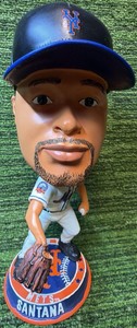 Johan Santana No-Hitter New Yok Mets 2012 Big Heads figure