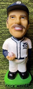 Bobble Dobbles Hand Painted Bobble Head Doll Detroit Tigers Jack Morris