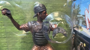 SGA 2025 Minnesota Twins Joe Mauer Replica Bronze Statue Brand New w Box