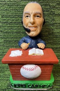 RARE 1996 Herb Carneal Talking SGA Bobblehead Doll, Minnesota Twins, NICE