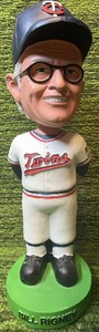 Bill Rigney #18 Twins Bobblehead Bobble Head