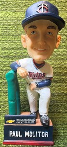 2015 Minnesota Twins Paul Molitor Manager SGA Bobblehead