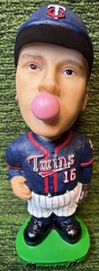 Doug Mientkiewicz Minnesota Twins 2002 SGA Green Base Bobblehead.