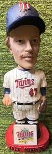 RARE Jack Morris 1991 WS Champions Minnesota Twins SEASON TICKET Bobblehead NICE