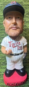 Bert Blyleven 2002 Minnesota Twins SEASON TICKET Red Base Bobblehead SGA