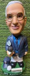 Sid Hartman Star Tribune Journalist Bobble Head Green Base
