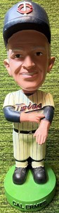 Cal Ermer #43 Twins Bobblehead Bobble head Green Base Minnesota Baseball