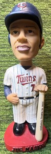 RARER 2006 Joe MAUER Season Ticket Holder Batting Champion Bobblehead  MLB #509 Red Base