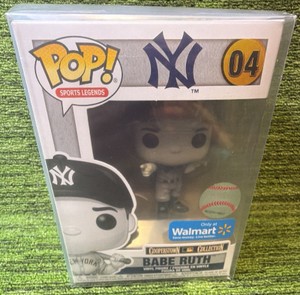 Funko Pop Sports NY Yankees - Babe Ruth (Black & White) #04 Walmart Exclusive