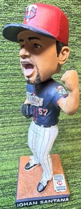 Minnesota Twins Johan Santana Hall Of Fame Class of 2018 Bobblehead