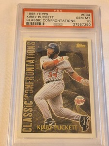 Kirby Puckett PSA Graded 10 Card