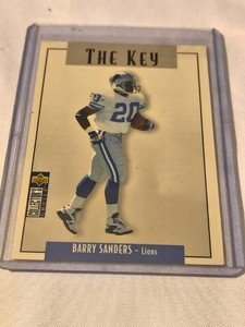 Barry Sanders Upper Deck Card