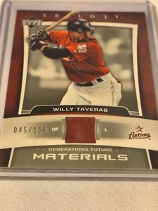 GAME-USED Jersey Patch Card - Willy Taveras