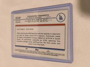 Yoshinobu Yamamoto Rookie Card