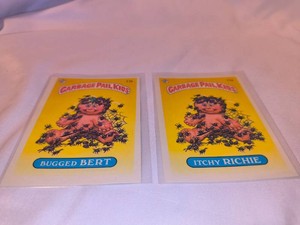 Vintage 1985 Series 1 Garbage Pail Kid Cards