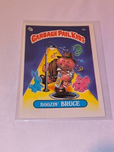1985 BOOZIN BRUCE Garbage Pail Kids Series 1 Card