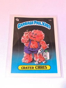 Garbage Pail Kids Crater CHRIS Card