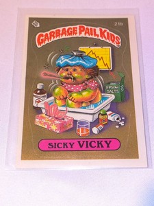 Garbage Pail Kids Sicky VICKY Card