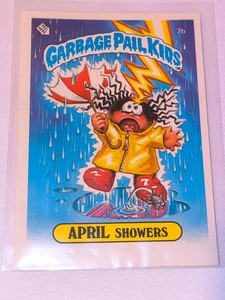 1985 April Showers Garbage Pail Kids Series 1 Card