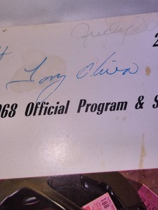 Vintage Mn Twins Harmon Killebrew And Tony Oliva Signed Book Memorabilia