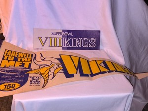 Mn Vikings Memorabilia