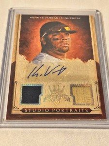 Kennys Vargas Signed Jersey Card