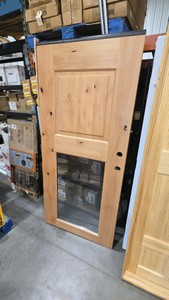 36 x 80 Exterior door with glass