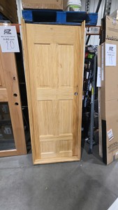 30 in. x 80 in.  6 panel interior door